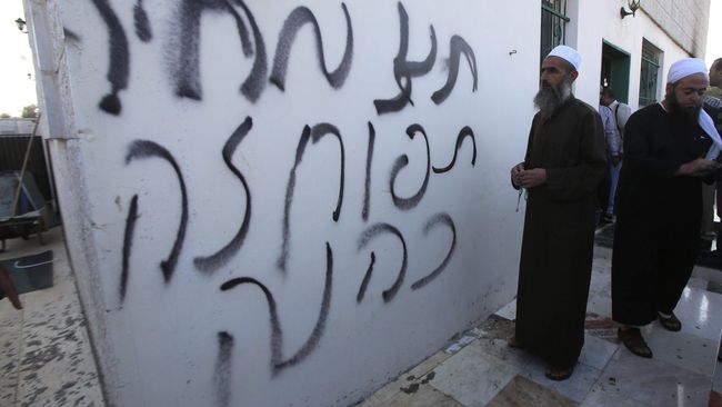 Masjid Palestina di Tepi Barat Dibakar