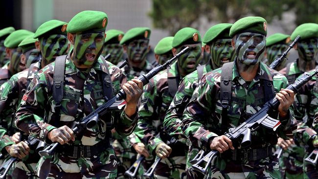 Kekuatan Pokok Minimum Senjata TNI Baru 38 Persen