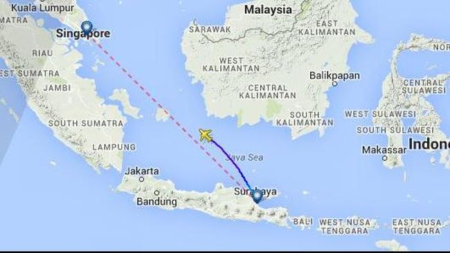 Menelusuri Jejak AirAsia QZ8501 Lewat Ponsel