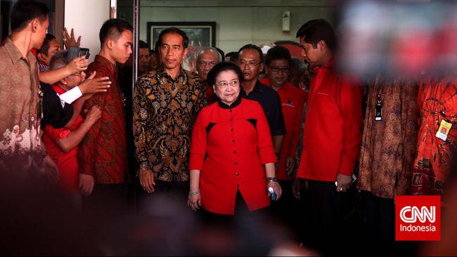 Jokowi dan Elite Negara Hadiri HUT ke-44 PDIP