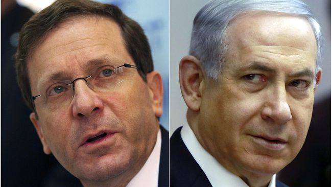 Pemilu Israel, Pertarungan Sengit Netanyahu-Herzog