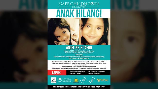 #RIPAngeline Bentuk Duka Netizen untuk Angeline