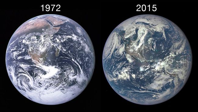 Membandingkan Foto Bumi yang Menakjubkan: 1972 Vs 2015