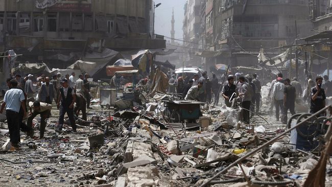 Serangan Rezim Assad Menewaskan 34 Warga Sipil di Suriah