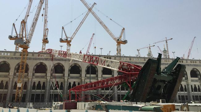 41 Jemaah Indonesia Terluka dalam Insiden Crane Mekkah