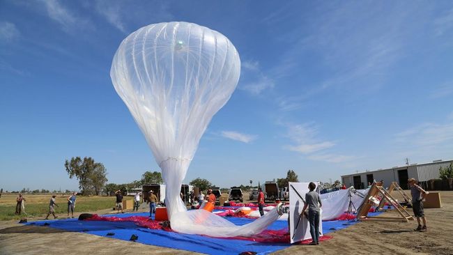 2016, Balon Internet Google Mulai Terbang di Indonesia