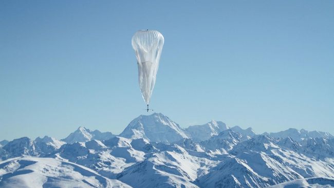 Balon Google Temukan Cara Sebar Internet di Area Terpencil