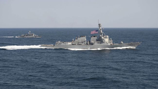 China Tidak Takut Perang dengan AS di Laut