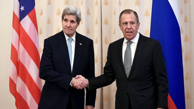 John Kerry ke Moskow, Rusia dan AS Masih Berbeda soal Assad