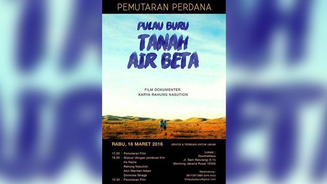 Diprotes, 'Pulau Buru Tanah Air Beta' Tetap Ramai Ditonton