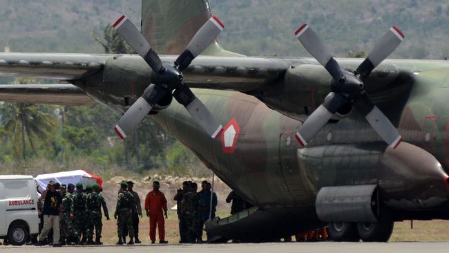 Nama 12 Awak Pesawat Hercules yang Jatuh di Wamena