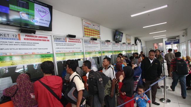 Tiket Kereta Api Lebaran 2017 Tersedia 17 Maret