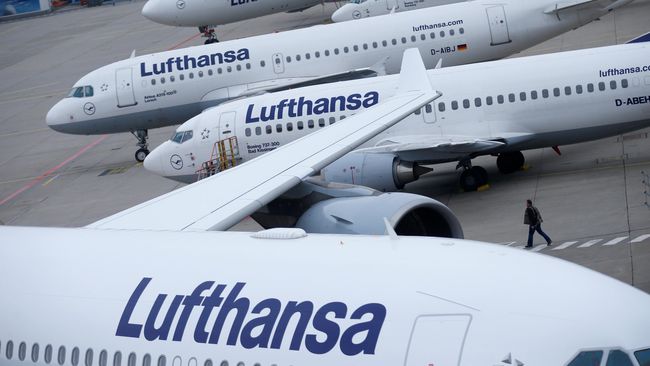 Pilot Mogok Kerja, Lufthansa Batalkan Ratusan Penerbangan