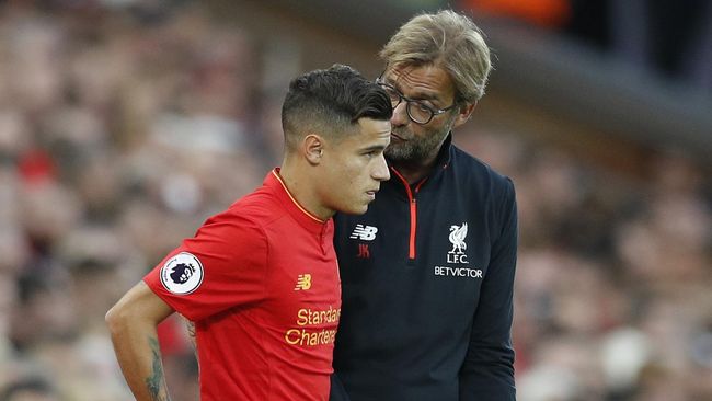 Klopp Tak Mau Bahas Masa Depan Coutinho di Anfield