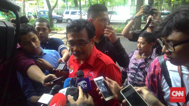 Djarot dan Ahok Tiba di Rumah Megawati