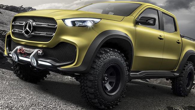 X-Class Jadi Debut Pick-up Double Cabin Mercedes-Benz