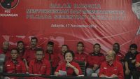 mega ahok djarot Megawati ke Menteri Konsolidasi 'Lapor' Empat Partai,