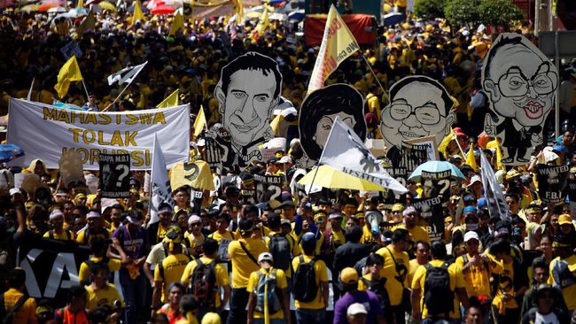 Unjuk Rasa 'Gerakan Bersih' di Kuala Lumpur Berakhir Damai