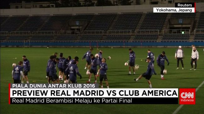 Jelang Real Madrid VS Club America