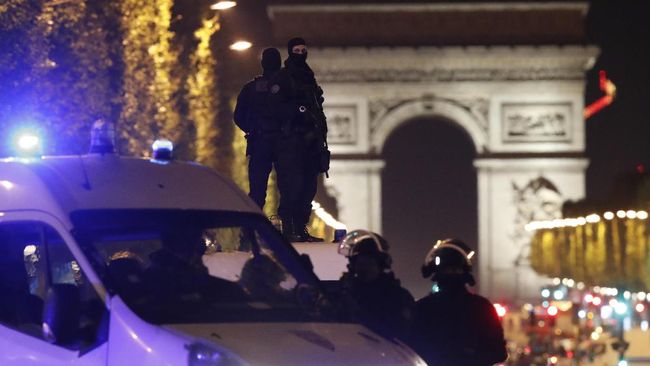 Teror Penembakan di Champs Elysees Paris Jelang Pemilu