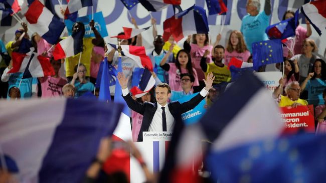 Karier Kilat Macron, Kuda Hitam di Pilpres Perancis