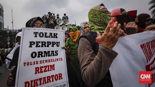 Perppu Ormas Dianggap Dendam Politik Kekalahan Ahok