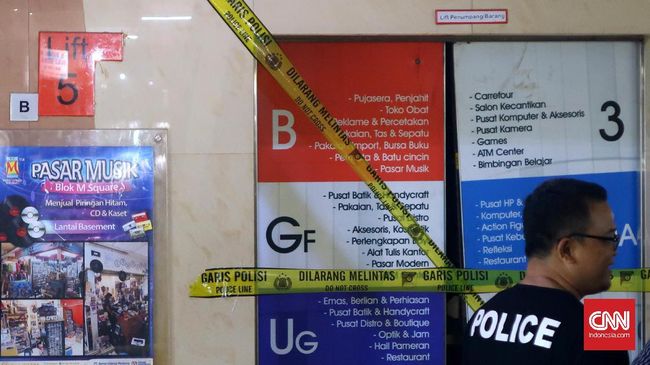  Sebanyak 25 orang Jadi Korban Lift Jatuh di Blok M Square