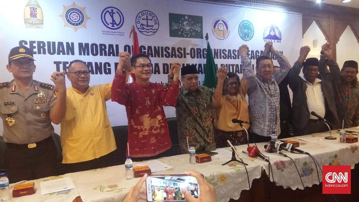 Lima Seruan Damai Ormas Lintas Agama untuk Pilkada - Kursi 