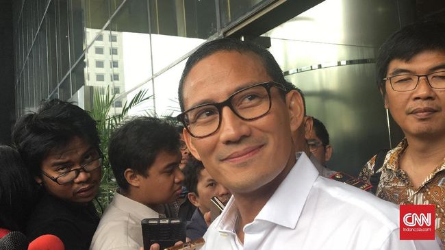 Sandiaga Uno Dukung KPK Jerat Pidana Korporasi PT DGI