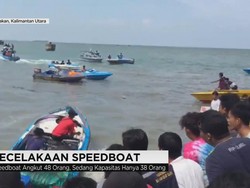 Speedboat Kelebihan Muatan Tenggelam, 10 Penumpang Tewas